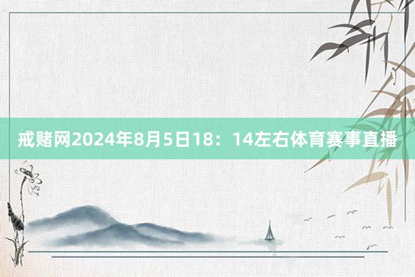 戒赌网2024年8月5日18：14左右体育赛事直播